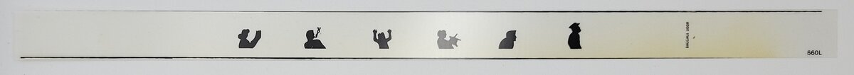 American Flyer SILO556-L #660 Aluminum Passenger Car Left Silhouette Window