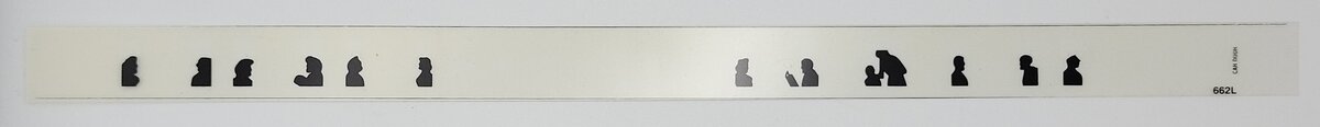 American Flyer SILO558-L #662 Aluminum Passenger Car Left Silhouette Window