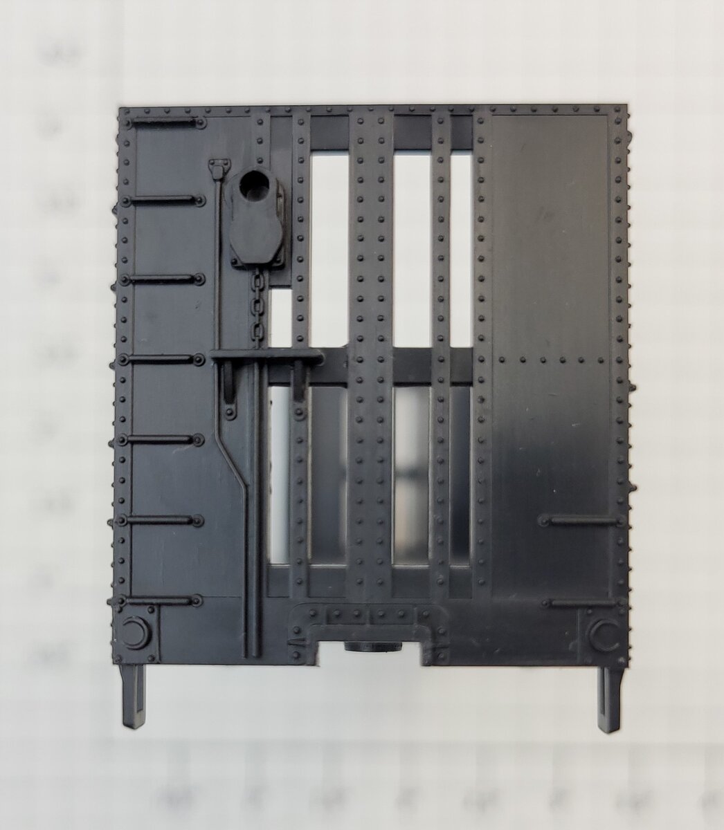 Athearn 14490 HO Blue Box Pulpwood Rack Car Body