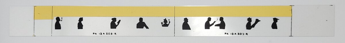 American Flyer PA-13A202-3R Clear Right Side Passenger Car Silhouette #954