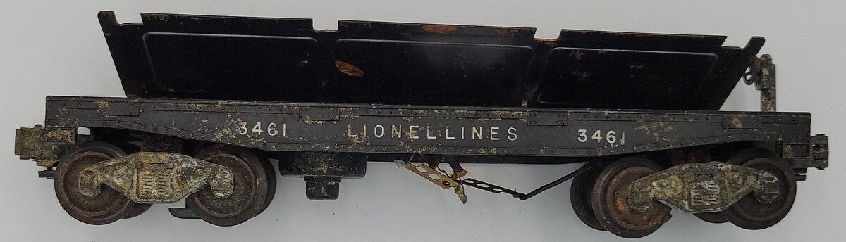 Lionel 3461-1 O Gauge Automatic Lumber Log Dump Car #3641