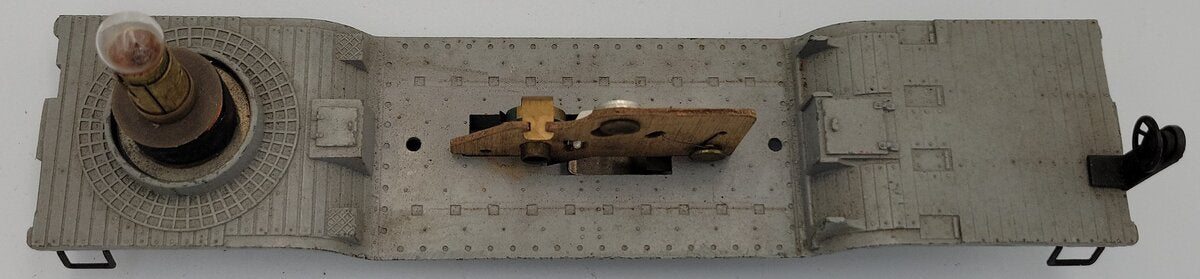 Lionel 3520-2 Searchlight Car Frame w/ Switch Mechanism & Searchlight Base