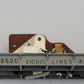 Lionel 3520-2 Searchlight Car Frame w/ Switch Mechanism & Searchlight Base