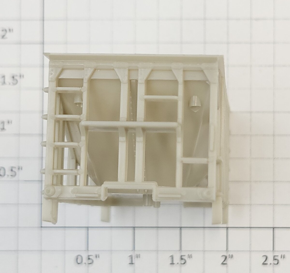 Athearn 60470 HO Unpainted Twin Hopper Body Shell
