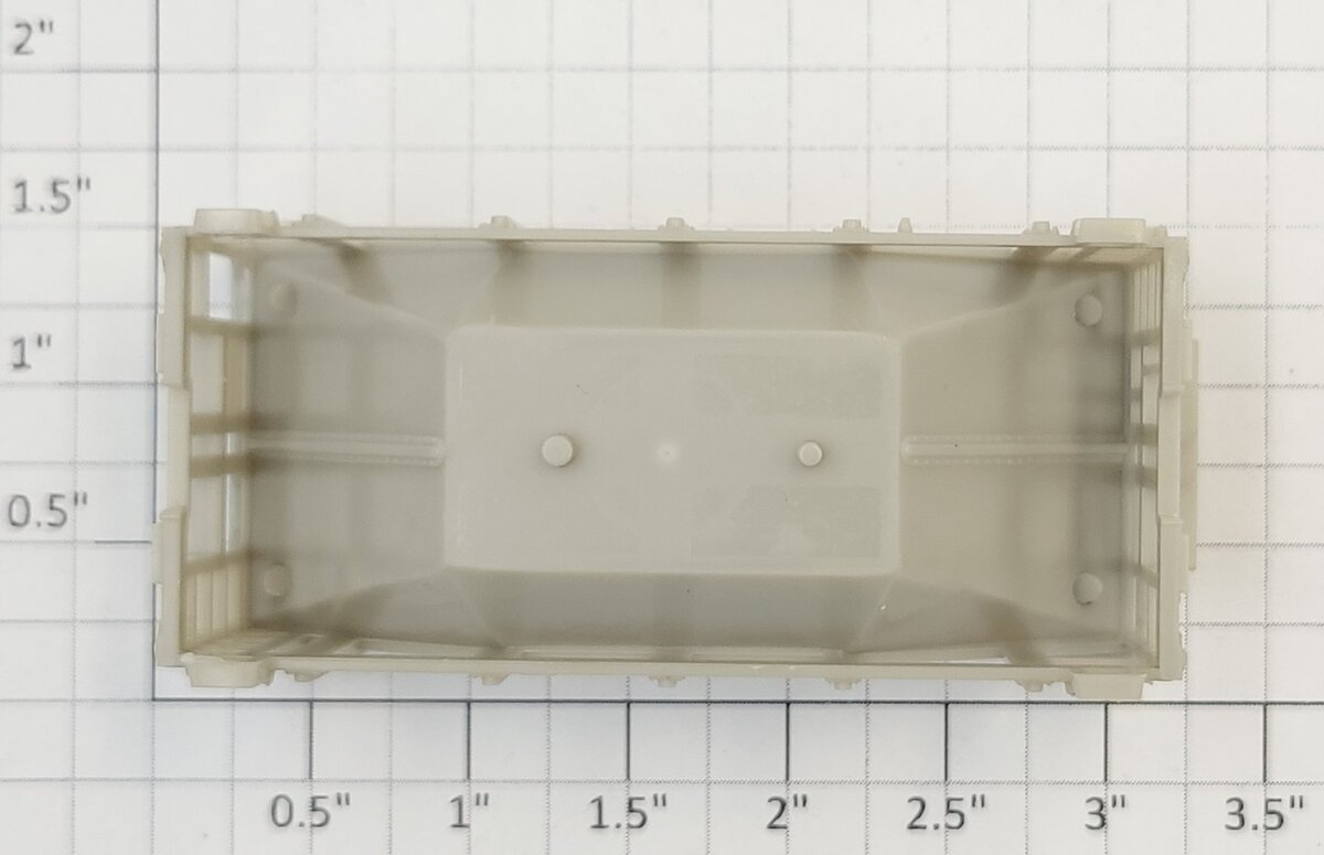 Athearn 60470 HO Unpainted Twin Hopper Body Shell