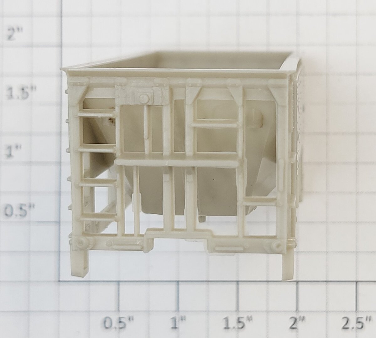 Athearn 60670 HO Unpainted Twin Hopper Body Shell