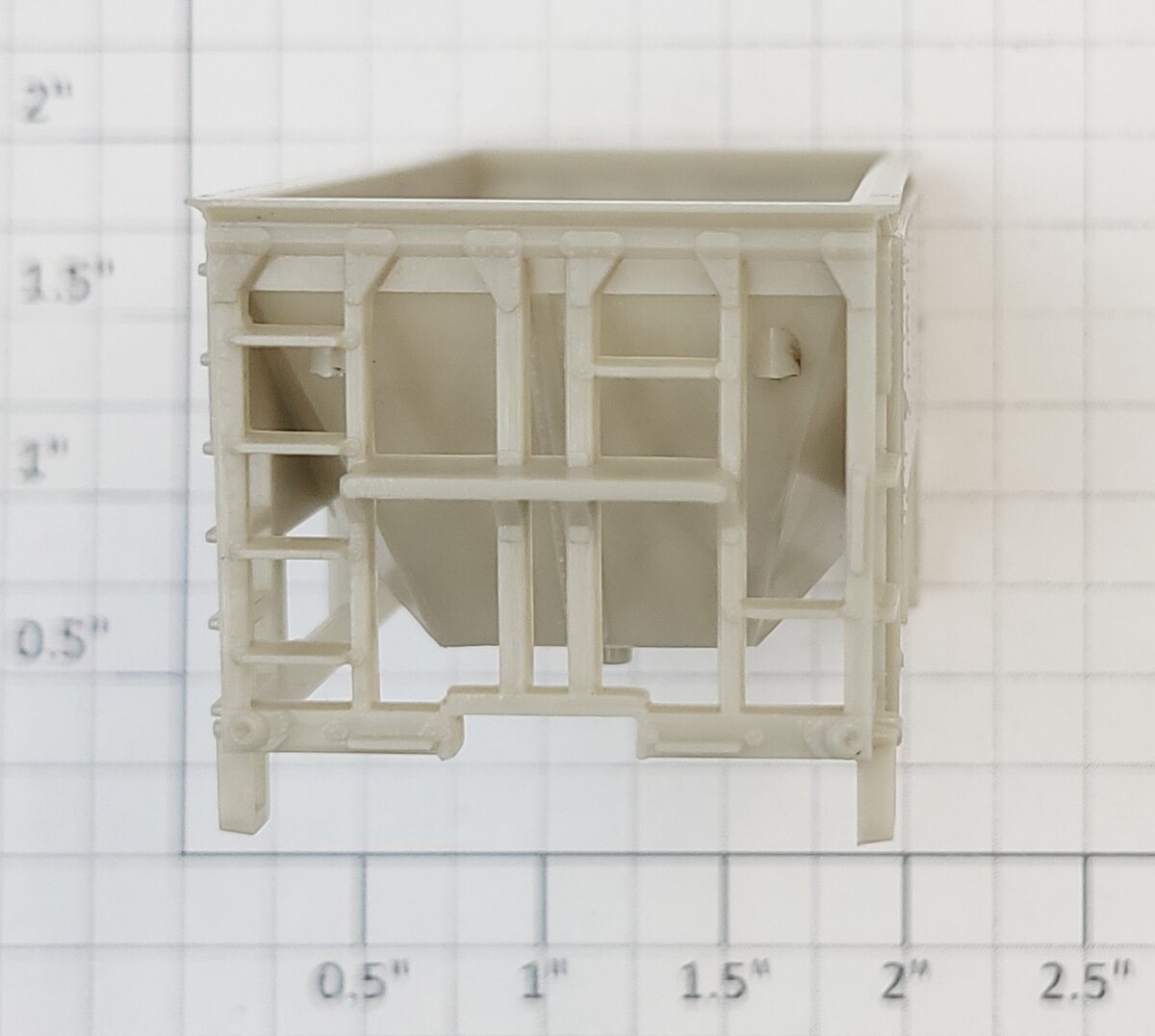 Athearn 60670 HO Unpainted Twin Hopper Body Shell