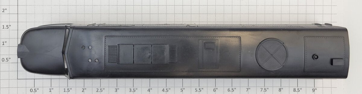 Athearn 33210 HO Black Unpainted Alco PA-1 Diesel Body Shell