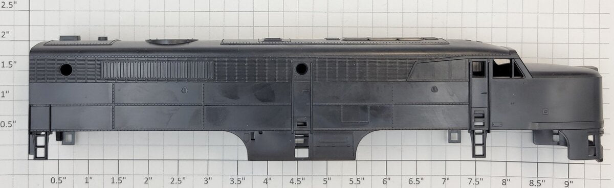 Athearn 33210 HO Black Unpainted Alco PA-1 Diesel Body Shell