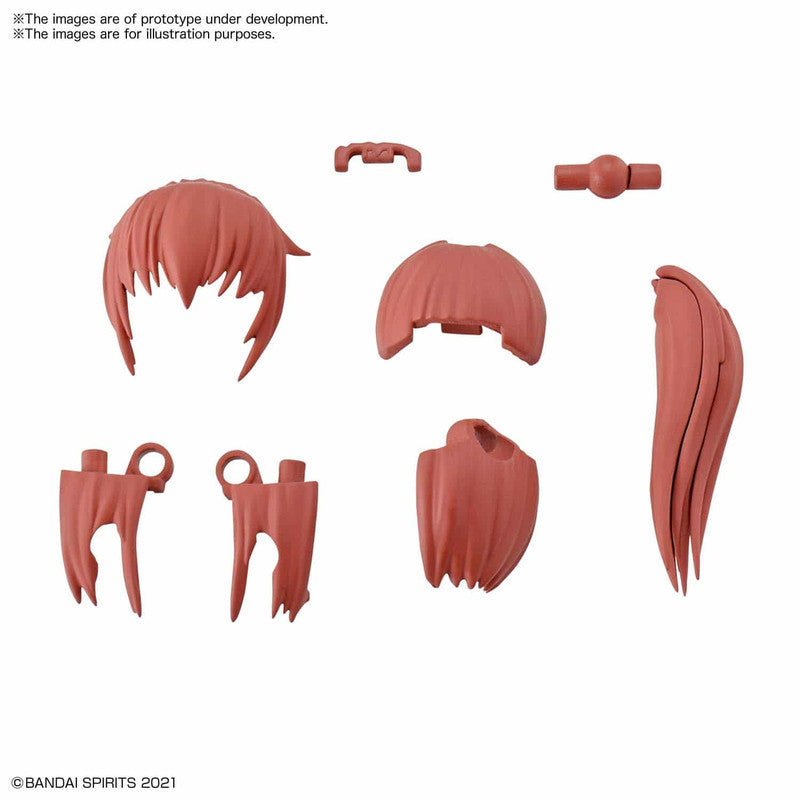 Bandai 9031011 30MS Option Hair Style Parts Vol. 2 Plastic Model Kit