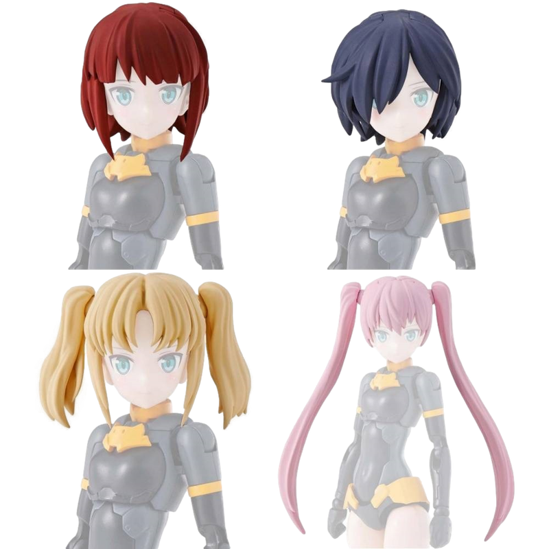 Bandai 9031010 30MS Option Hair Style Parts Vol. 1 Plastic Model Kit