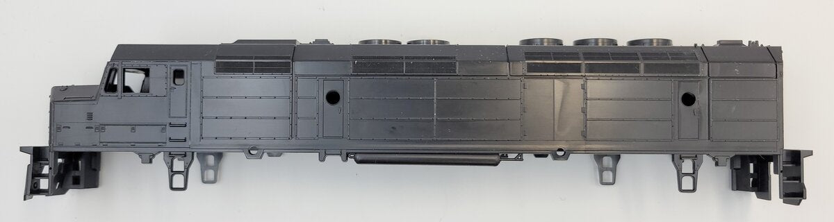 Athearn 36300 HO Black Unpainted FP45 Diesel Body Shell