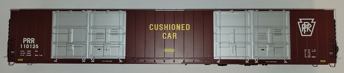 Lionel 82422-2 Pennsylvania 8-Door Hi-Cube Boxcar Body with Frame