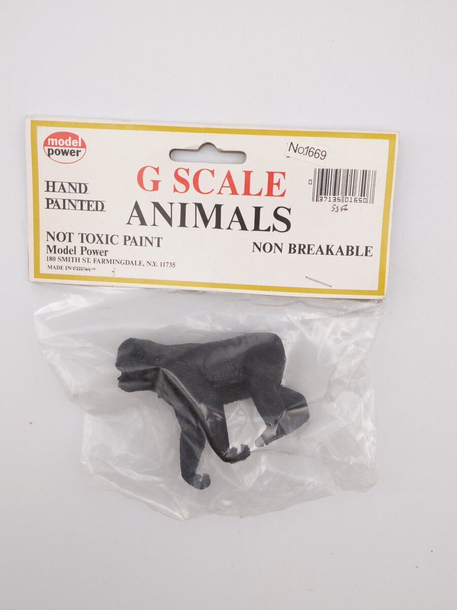 Model Power 1669 G Scale Hand Painted Gorilla Animal Figure