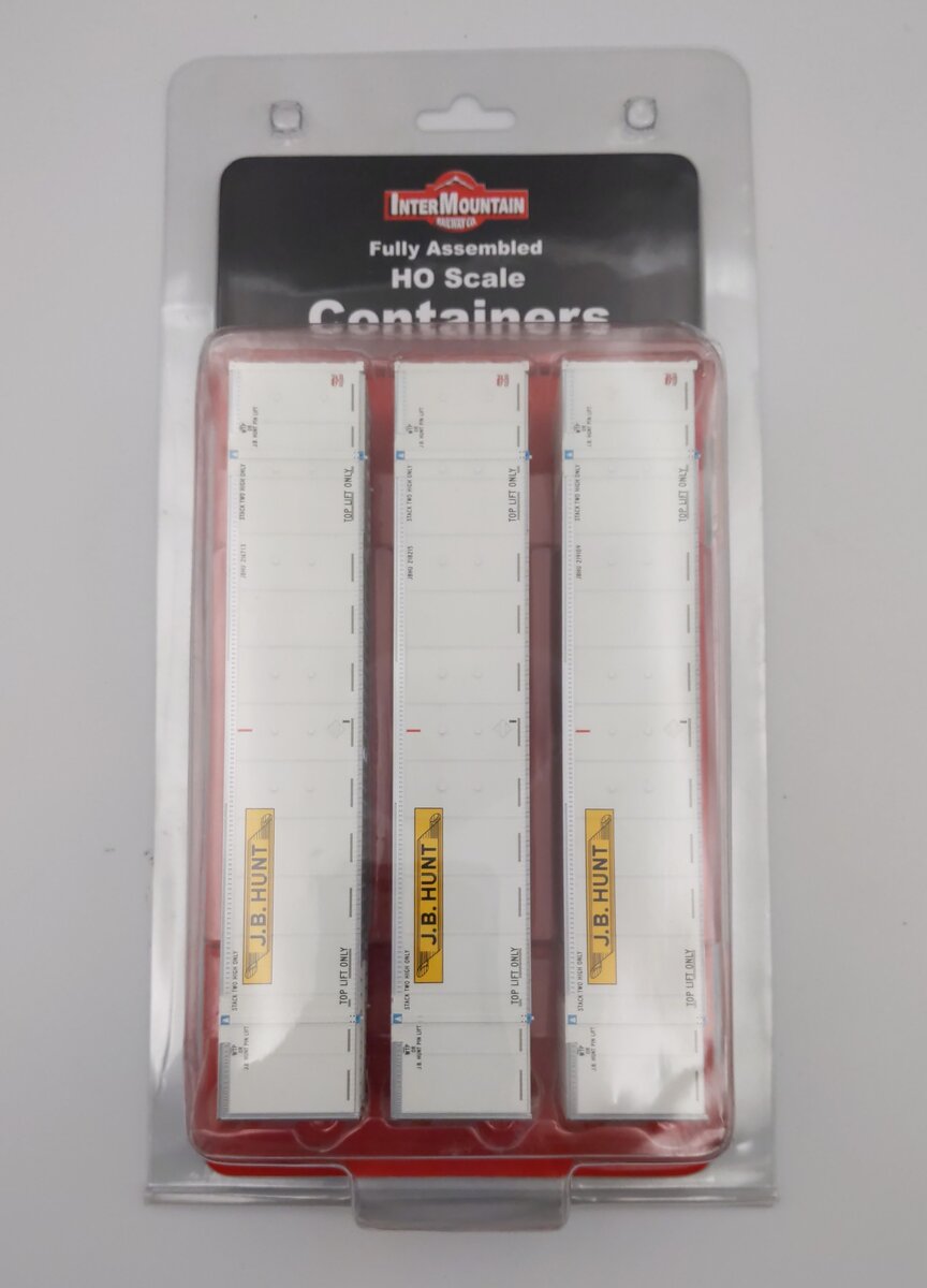 InterMountain 30501-06 HO 53' Duraplate Container JB Hunt 3-Pck