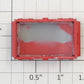 Athearn 64296 HO Red and Silver Painted Caboose Cupola with Windows