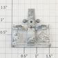 Athearn 9449-02D HO Scale Unfinished Diecast Truck Bolster & Late Style B Frame