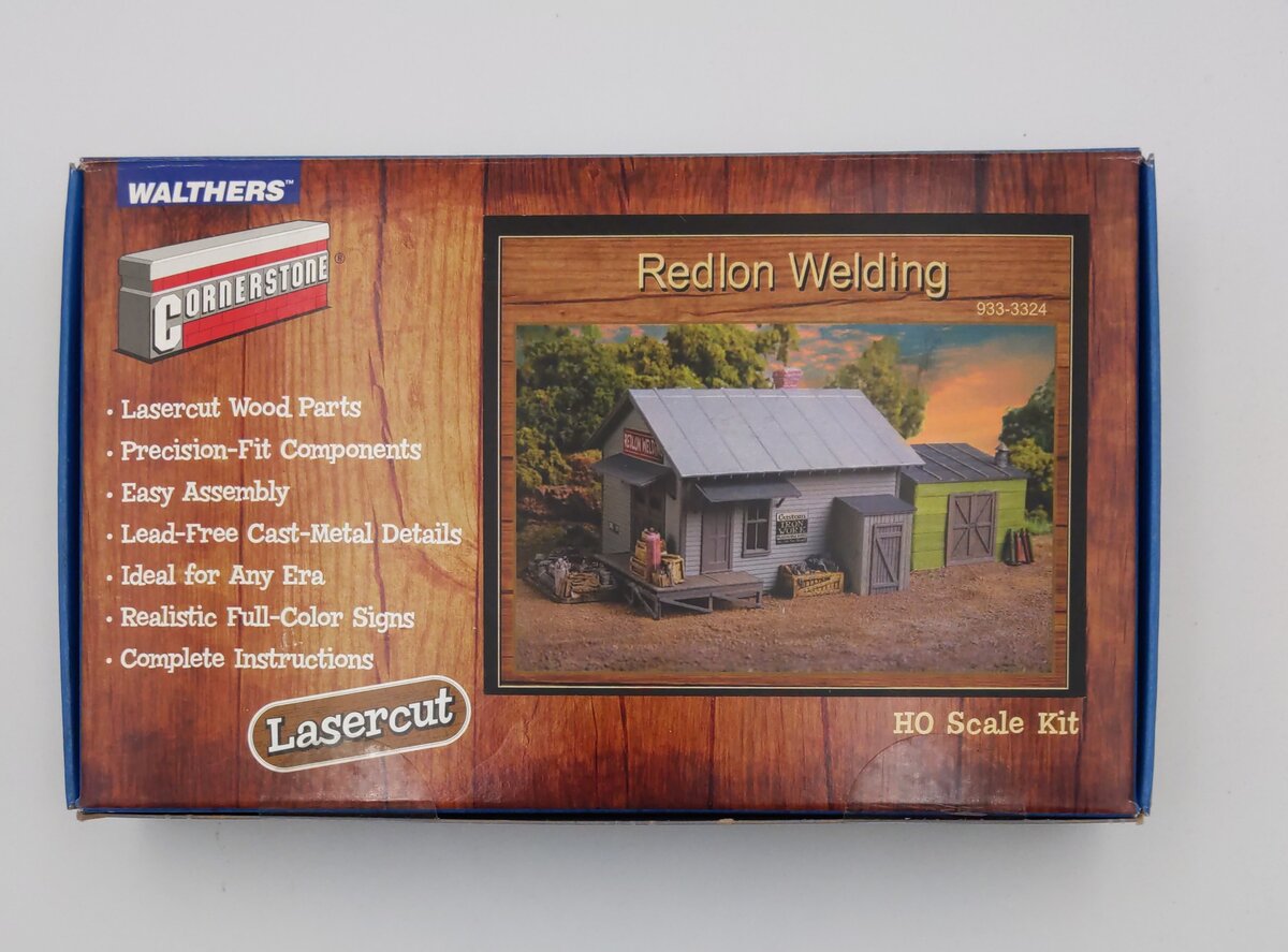 Walthers 933-3324 HO Lasercut Redlon Welding Building Kit