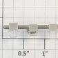 Athearn 44304 HO Scale Unpainted Freight Car Stirrup Step  (Set of 3)