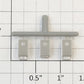 Athearn 44304 HO Scale Unpainted Freight Car Stirrup Step  (Set of 3)