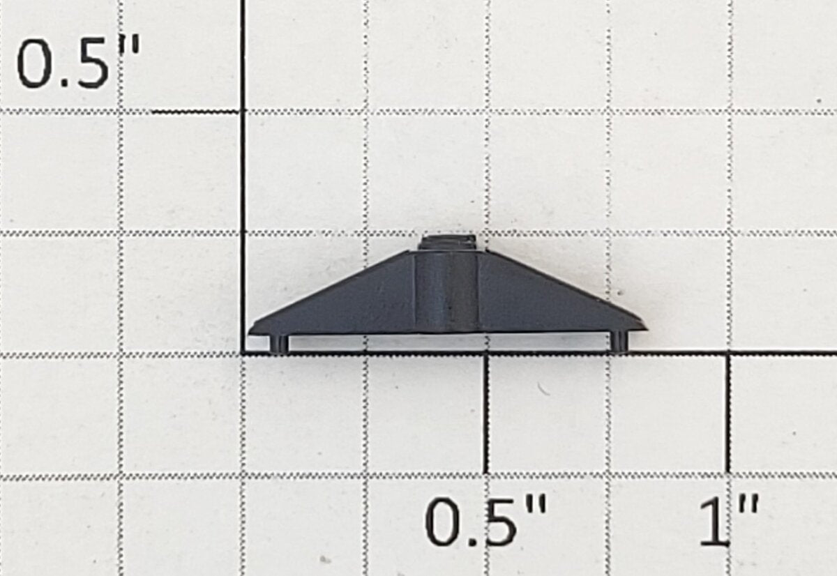 Athearn 93453 HO Scale Black Plastic Blank Number Board