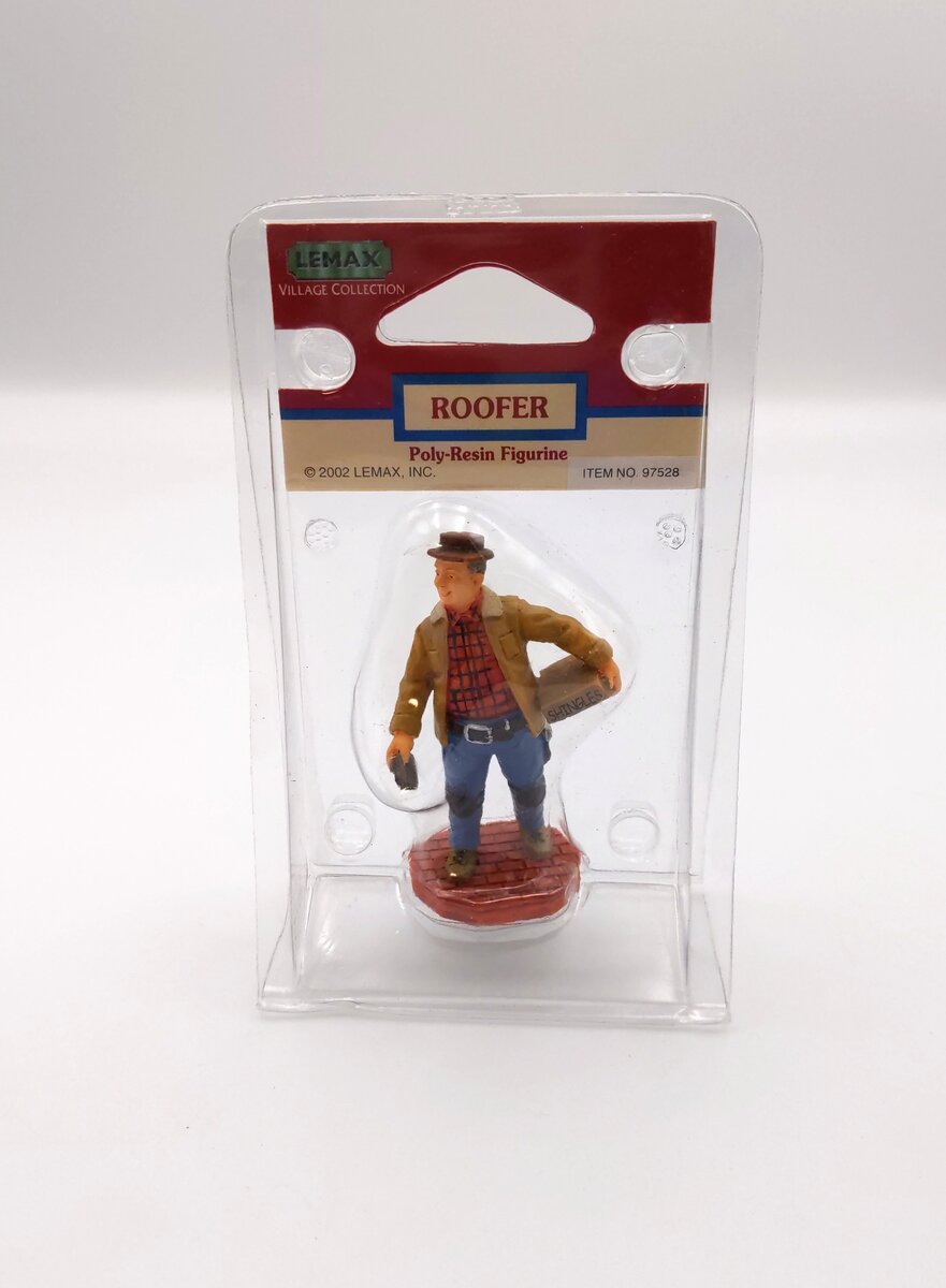 Lemax 22562 HO Roofer Poly-Resin Figure