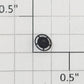 Athearn 93458 HO Scale Black Plastic Brake Wheel
