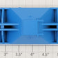 Lionel 64892 HO Scale Blue Covered Hopper Bottom
