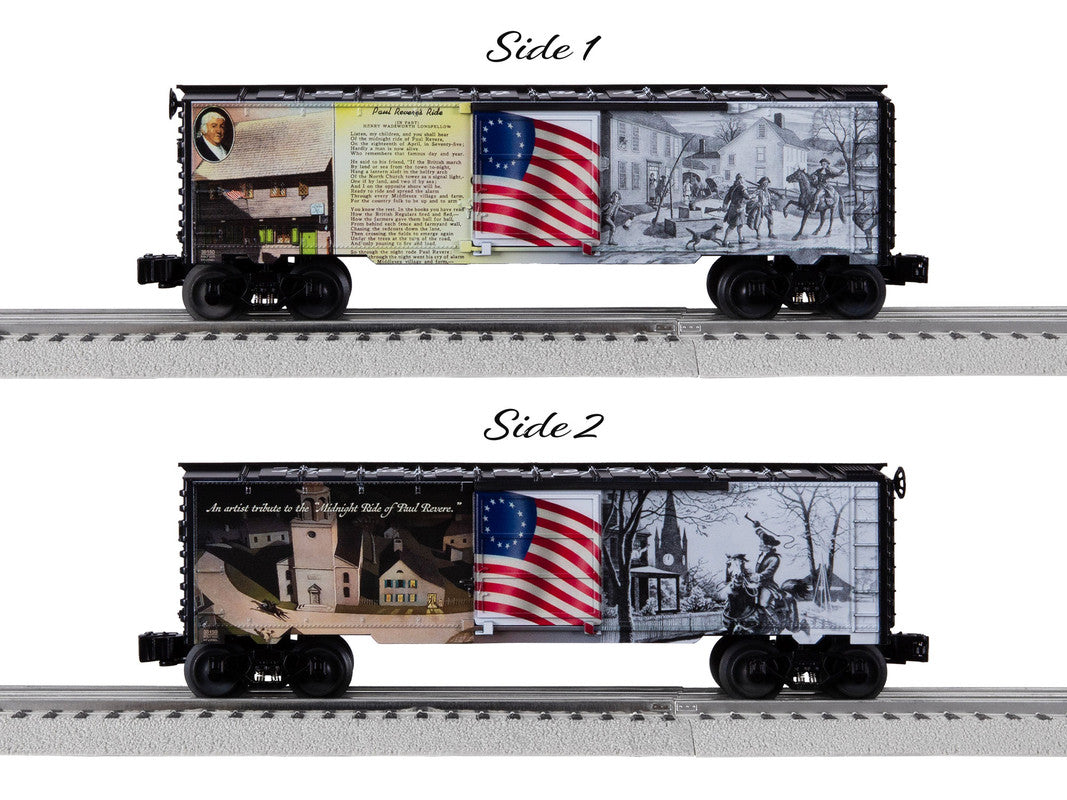 Lionel 2538150 O Paul Revere's "Midnight Ride" 250th Anniversary Boxcar