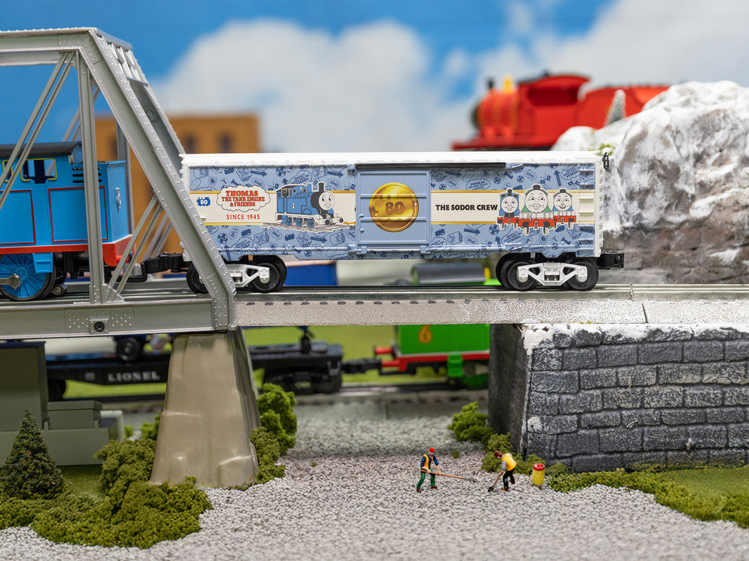 Lionel 2528050 O Thomas & Friends 80th Anniversary Boxcar