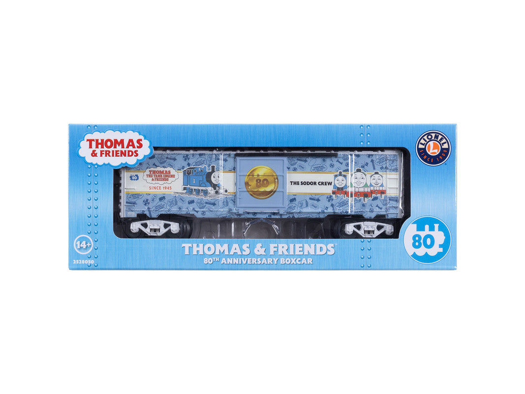 Lionel 2528050 O Thomas & Friends 80th Anniversary Boxcar