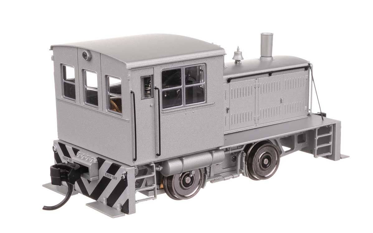 Walthers 910-10018 HO Undecorated Silver Plymouth ML-8 Industrial Switcher