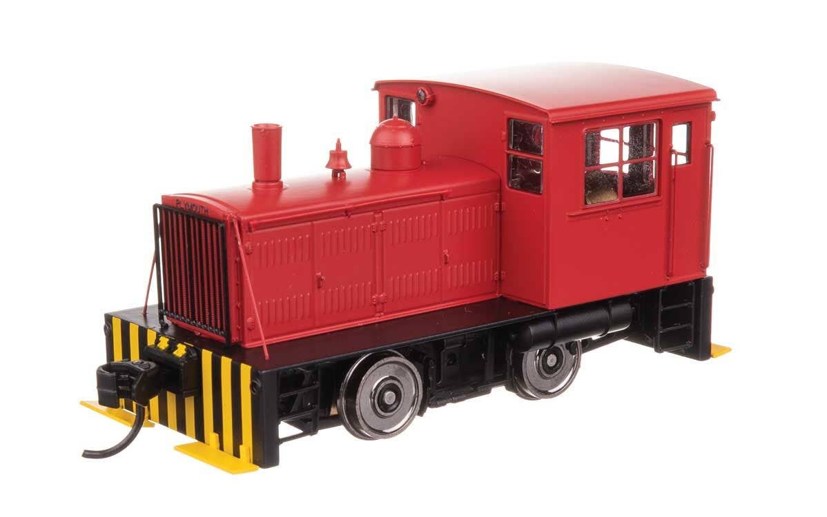 Walthers 910-20017 HO Undecorated Red Plymouth ML-8 Industrial Switcher DCC only