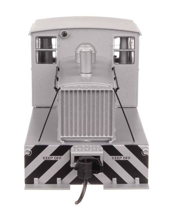 Walthers 910-20018 HO Undec Silver Plymouth ML-8 Industrial Switcher DCC only