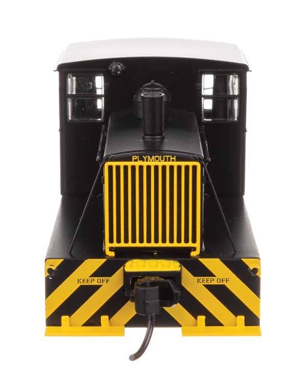 Walthers 910-20019 HO Undec Black Plymouth ML-8 Industrial Switcher DCC only