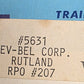 Athearn 5631 HO Bev-Bel Corp. Rutland RPO Car #207 Kit