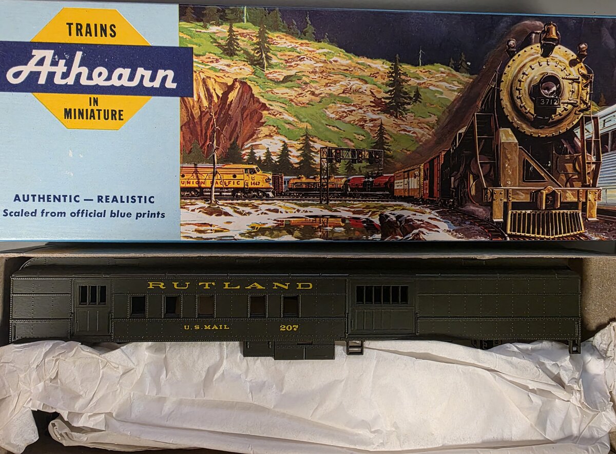 Athearn 5631 HO Bev-Bel Corp. Rutland RPO Car #207 Kit