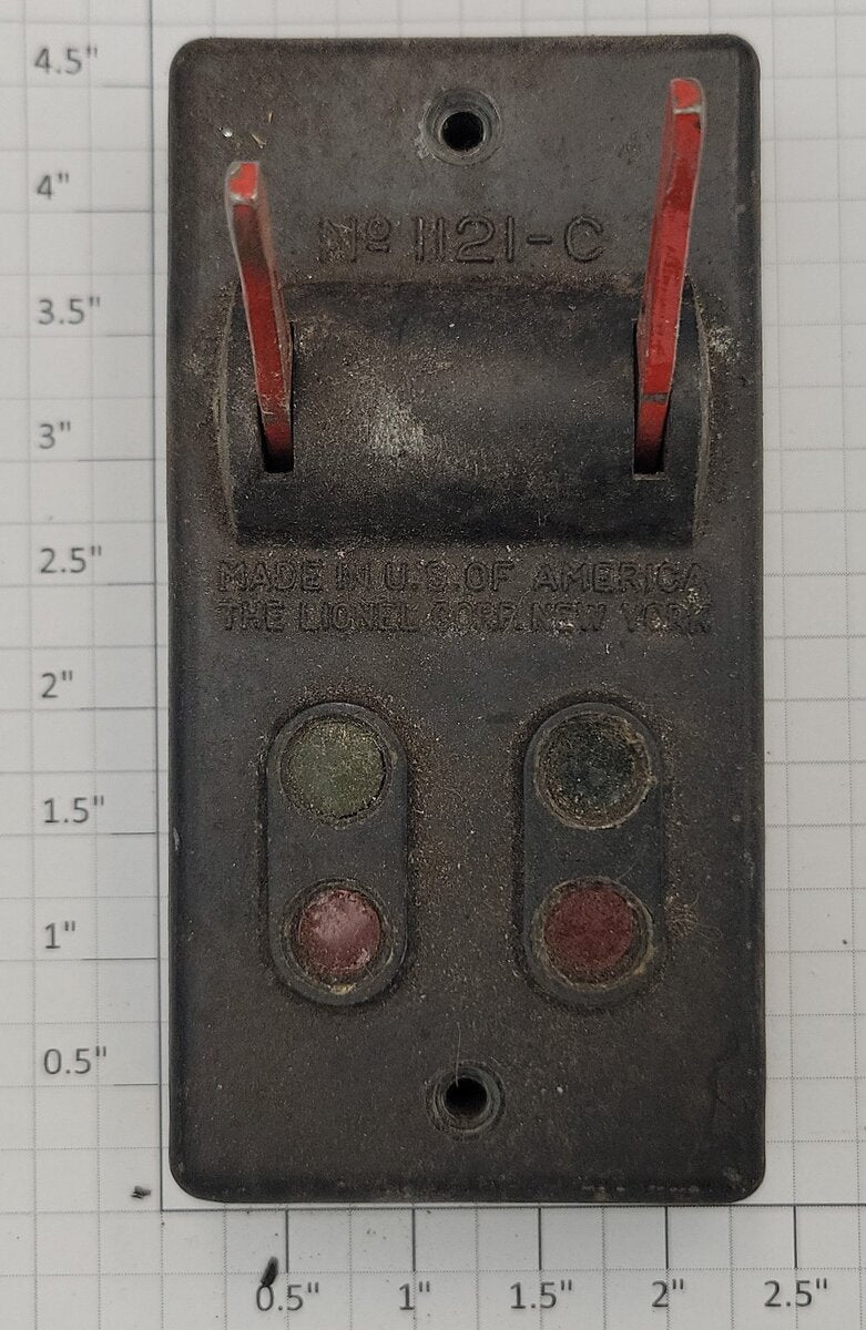 Lionel 1121-C O Gauge Prewar Metal Controller without Wire