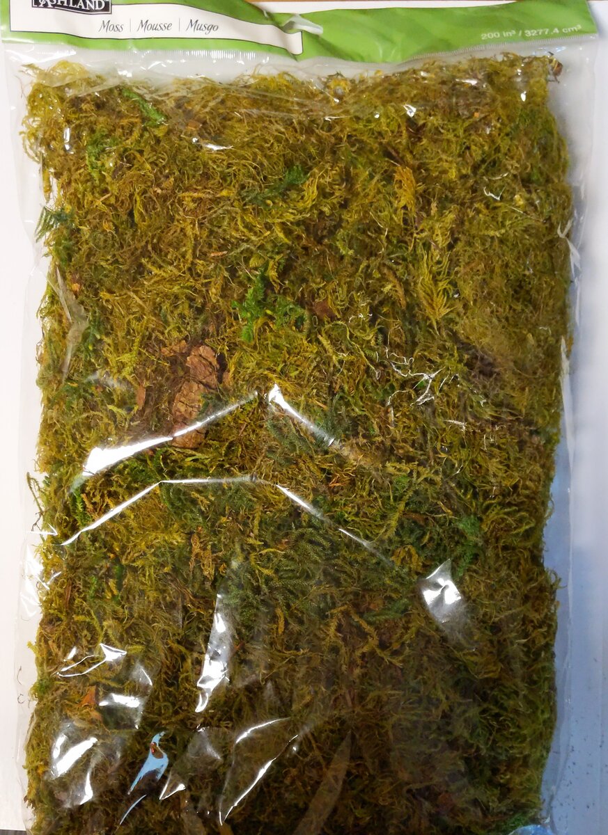 Ashland 204602 Large Bag of Moss Ground Cover for Layout Scenery
