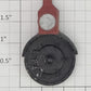 American Flyer LVT-339 Franklin Plastic Black Boiler Front with Red Headlight