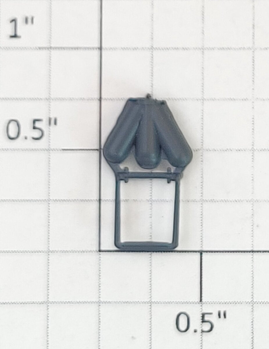 Athearn 26489 HO Scale Dark Gray GP Diesel Side Frame Stirrup