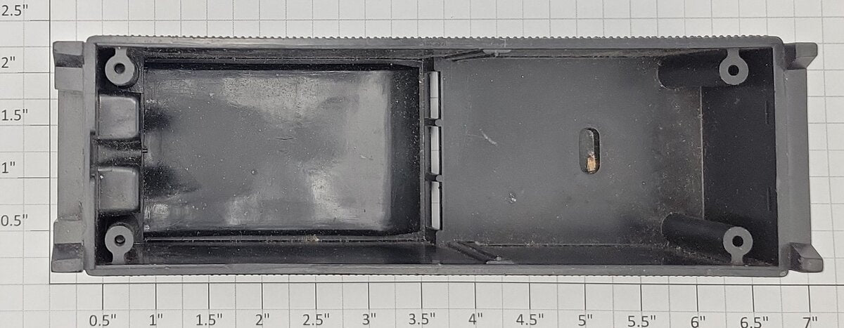 American Flyer XA9461 Blank Plastic Tender Shell