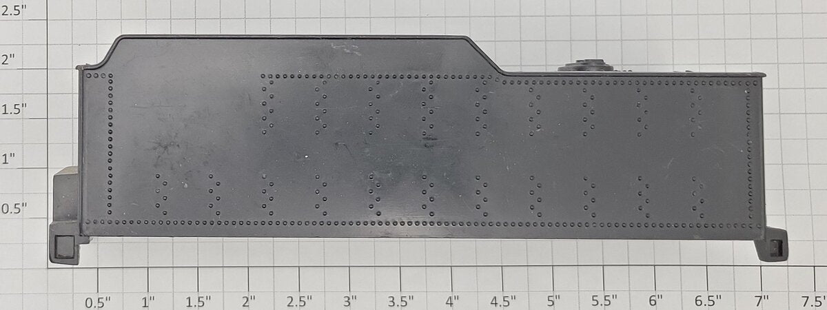 American Flyer XA9461 Blank Plastic Tender Shell