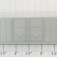 Athearn 90622 N Scale Unpainted 60' Double Door Boxcar Body Shell