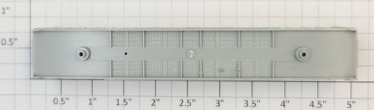 Athearn 90622 N Scale Unpainted 60' Double Door Boxcar Body Shell