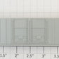 Athearn 90622 N Scale Unpainted 60' Double Door Boxcar Body Shell