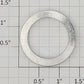 American Flyer XA14A602 Steam Loco Plain Aluminum Rim