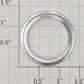 American Flyer XA14A602 Steam Loco Plain Aluminum Rim