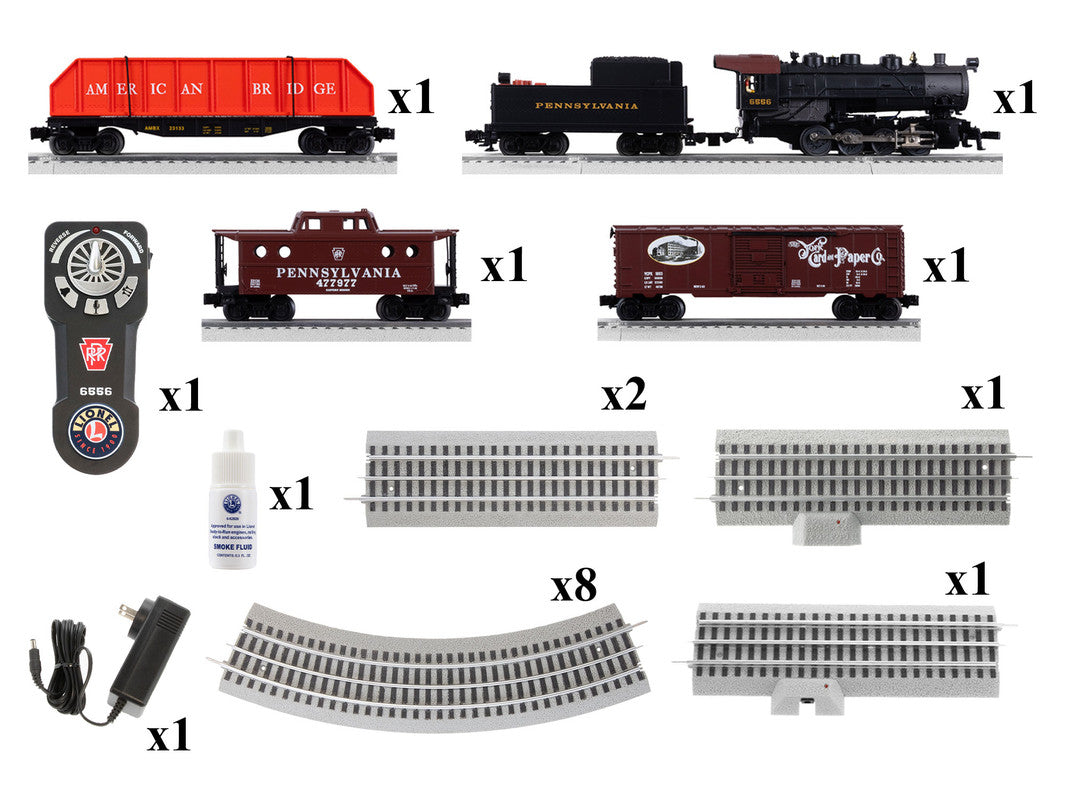 Lionel 2523130 Pennsylvania Keystone O Gauge 0-8-0 LionChief Set