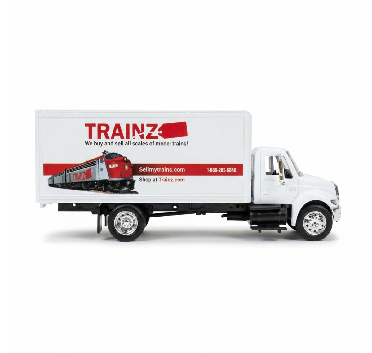 New-Ray SS-15903 1:43 Scale International 4200 Long Haul TRAINZ.com Box Truck